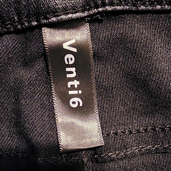 Venti6 High-Rise Coated Skinny Jeans Size L - Picture 8 of 10